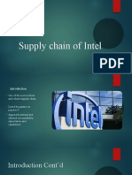 Supply Chain of Intel Group G