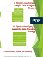 12 Tips For Developing A Successful Data Analytics Strategy