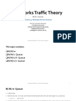 Networks Traffic Theory: Lecture 3: Multiple Server Queues