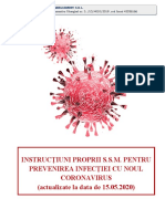 Instructiuni Coronavirus