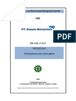 Sampul Prosedur BN-HSE-P.015