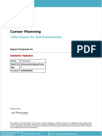 Career Planning: CFSA (Centre For Self Actualization)