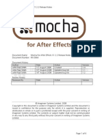 Mocha For Aftereffects Releasenotes
