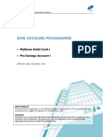 RHB Joy@Uni Programme: Mysiswa Debit Card-I Pro Savings Account-I