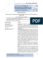 Effect of Balance Training On Athletes With Functional Ankle Instability of Ankle Joint