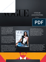 Vogue and Big Issue Anotations