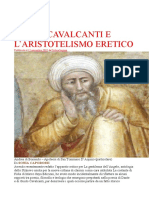 Dante Cavalcanti e L'aristotelismo Eretico