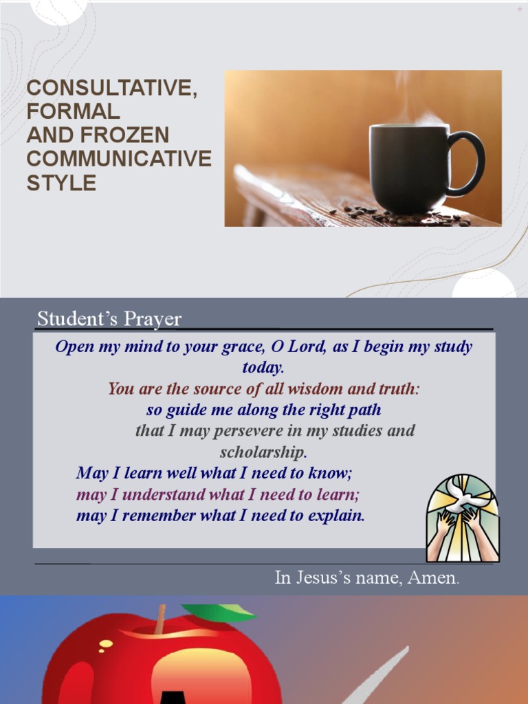Consultative and Frozen Speech Styles | PDF