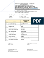 Daftar Hadir Panitia