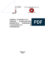 Ghidul Expertului Tehnic Judiciar Din Domeniul Topografei, Cadastrului Si Geodeziei