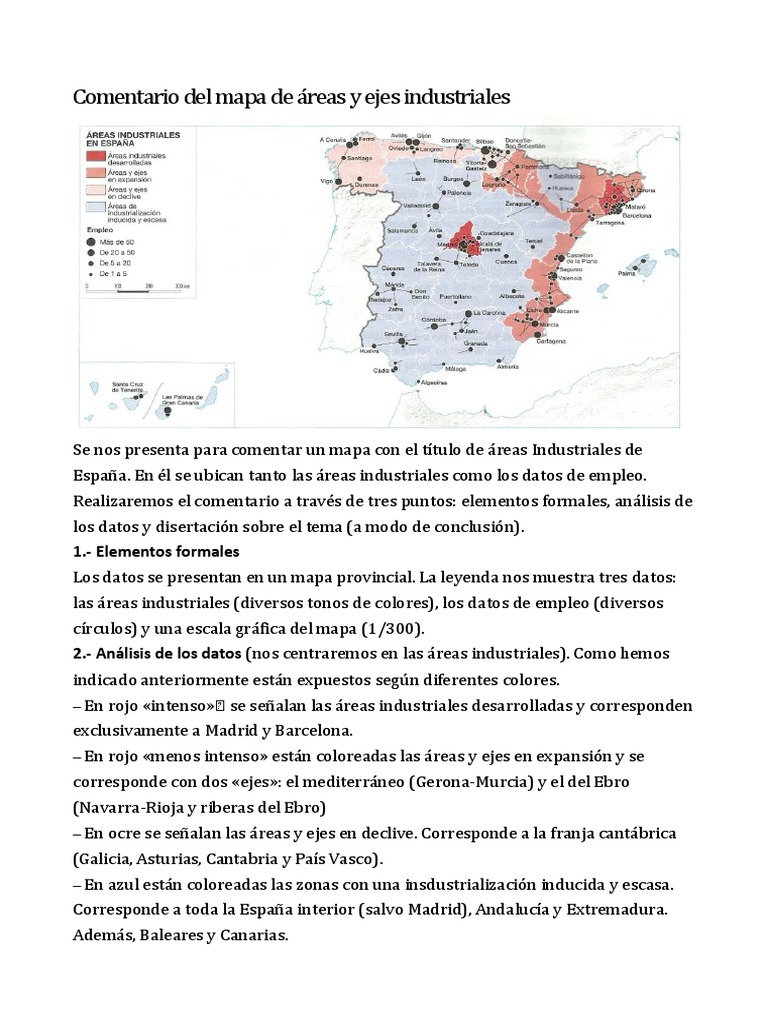 Mapa de Áreas Industriales en España | PDF | Cataluña | España