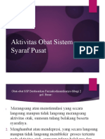 Aktivitas Obat SIstem Syaraf Pusat 2