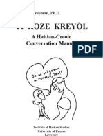 Ti Koze Kreyòl: A Haitian-Creole Conversation Manual
