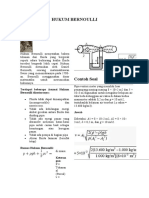 Hukum Bernoulli