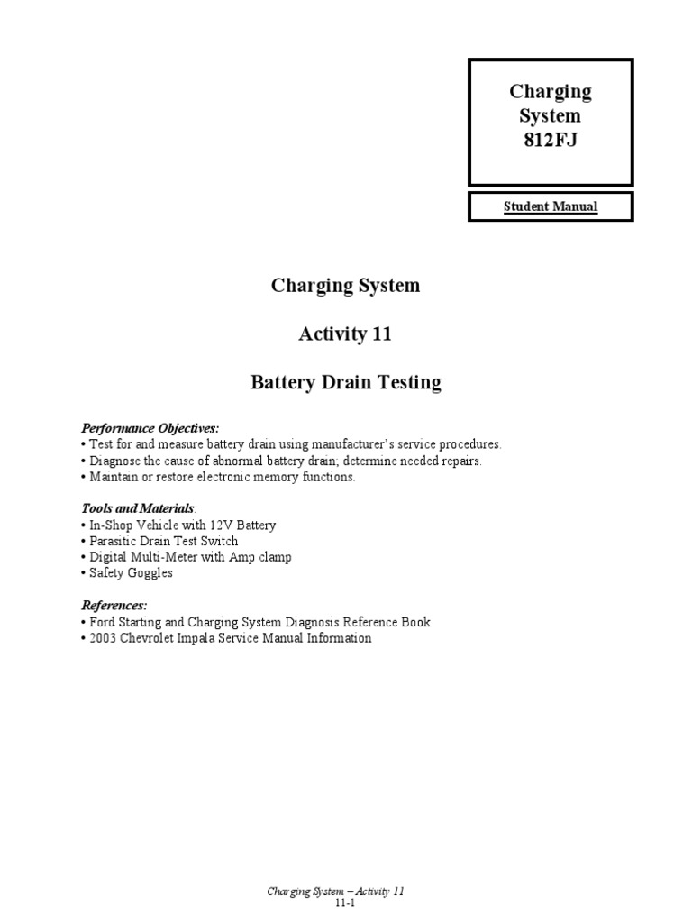 Battery Drain | PDF