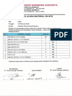 Ba Mos, Dokumentasi Dan Surat Jalan