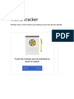 Movie Tracker: Track The Movies You've Watched or Want To Watch