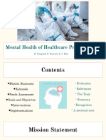 Mental Health of Healthcare Professionals