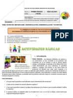 Biología 7° - Periodo 1. Metabolismo y Osmorregula Actualizadación