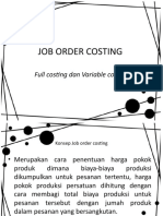 Metode Harga Pokok Pesanan (Job Order Costing)