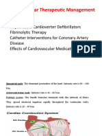 Cardiovascular Therapeutic Management