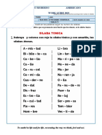 GUIA TERCERO TEMA Silaba Tonica 28 Marzo