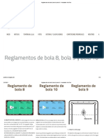 Reglamentos de Bola 8, 9 y 10