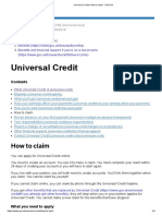 Universal Credit - How To Claim - GOV - UK