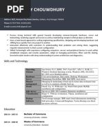 Susanta Roy Chouwdhury: Skills and Technology