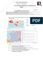 Teste Formativo Français