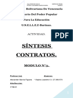 Actividad (Sintesis) de Derecho Civil Iii (Modulo Nº3)