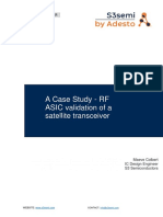 RF ASIC Validation Case Study