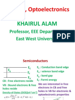 EEE 414, Optoelectronics: Khairul Alam