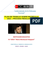 Plan de Matricula