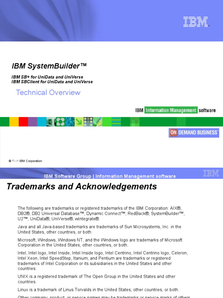 IBM System Builder Overview.020607 Microsoft Windows Software
