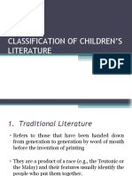 Classification of Childrens Literature2