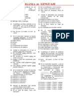 Miscelánea 2022 de Lenguaje PDF I Desde 2015 - I A 2017 - I