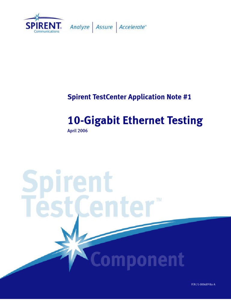 10GE Testing AppNote | PDF | Network Switch | Multiprotocol Label Switching