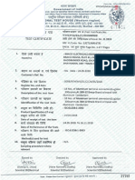 Test Certificate Aluminium Lugs IEC 61238