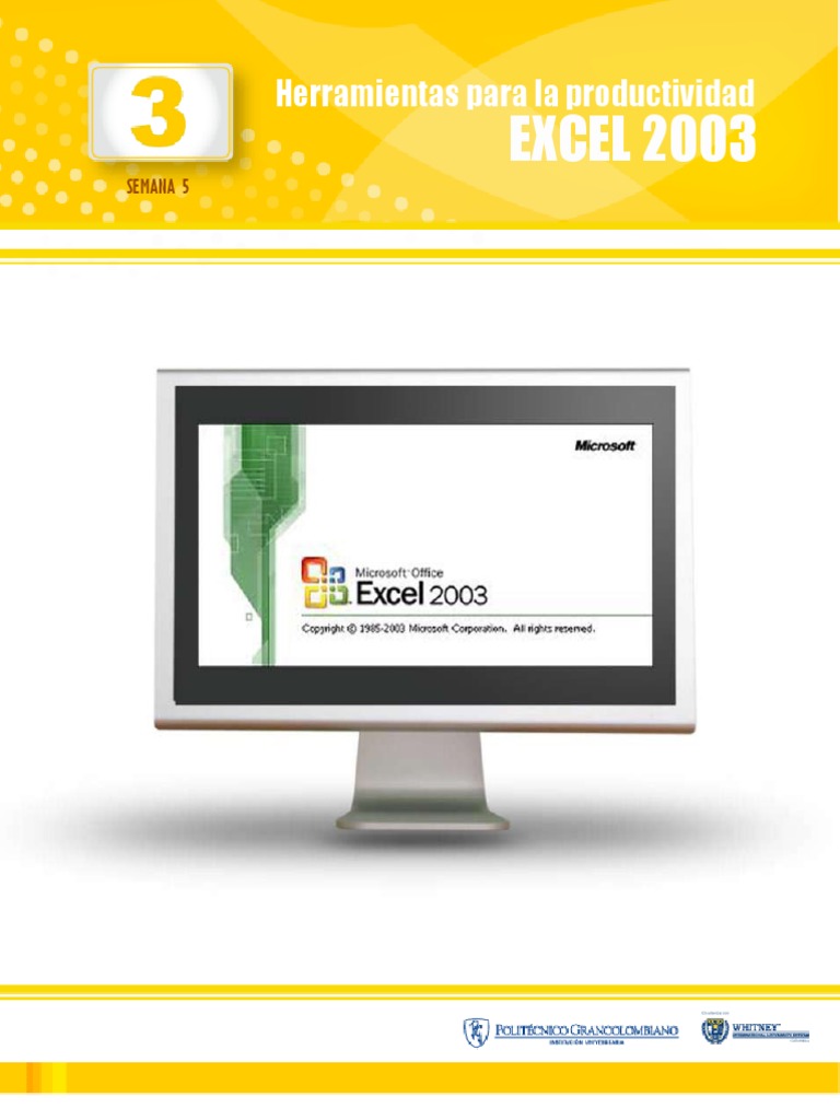 Guía de Excel 2003: Componentes y Funciones | PDF | Microsoft Excel ...