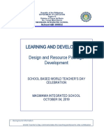 Learning and Development Design and Resource Package Development