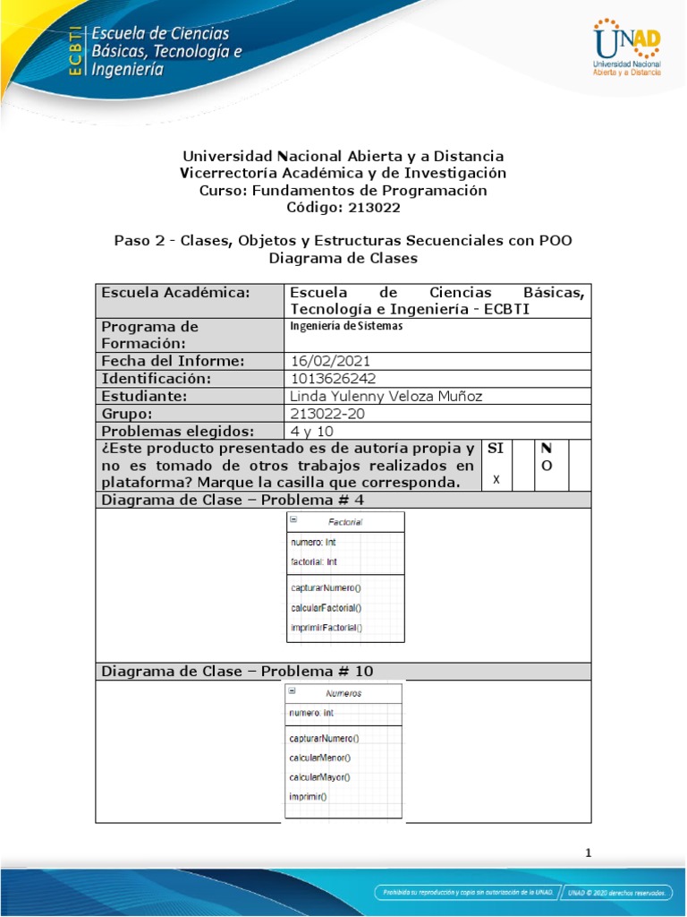 Clases y Objetos en POO: Informe 213022 | PDF | Informática