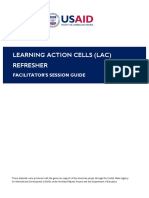 Learning Action Cells (Lac) Refresher: Facilitator'S Session Guide