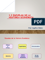 1.2 Escuelas de La Historia Económica Versión 22-2