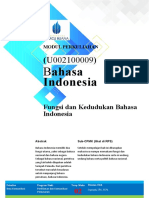 Modul 2 Fungsi Dan Kedudukan Bahasa Indonesia Fikom