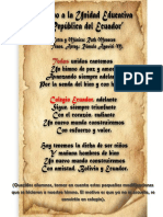 Letra Himno Ecuador