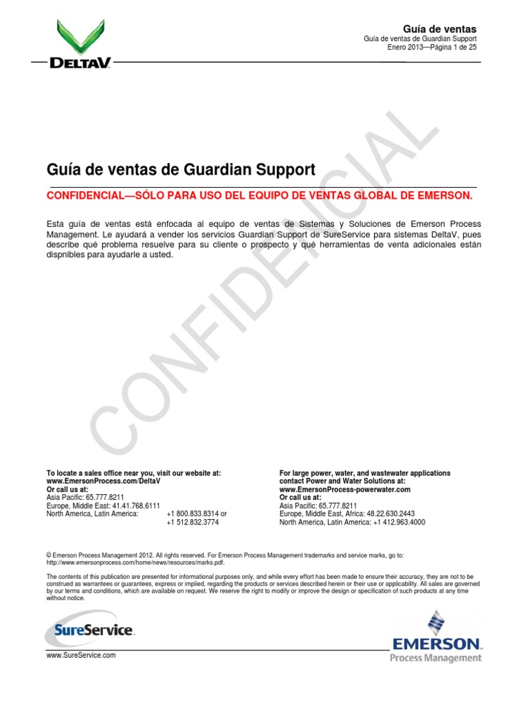 Guardian Support Sales Guide Spanish | PDF | Software | Microsoft