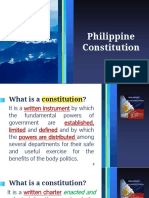 Understanding the Philippine Constitution: A Summary of Key Concepts