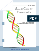Genetic Code of Homoeopathy 1