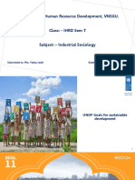 Department of Human Resource Development, VNSGU. Class: - IHRD Sem 7 Subject: - Industrial Sociology